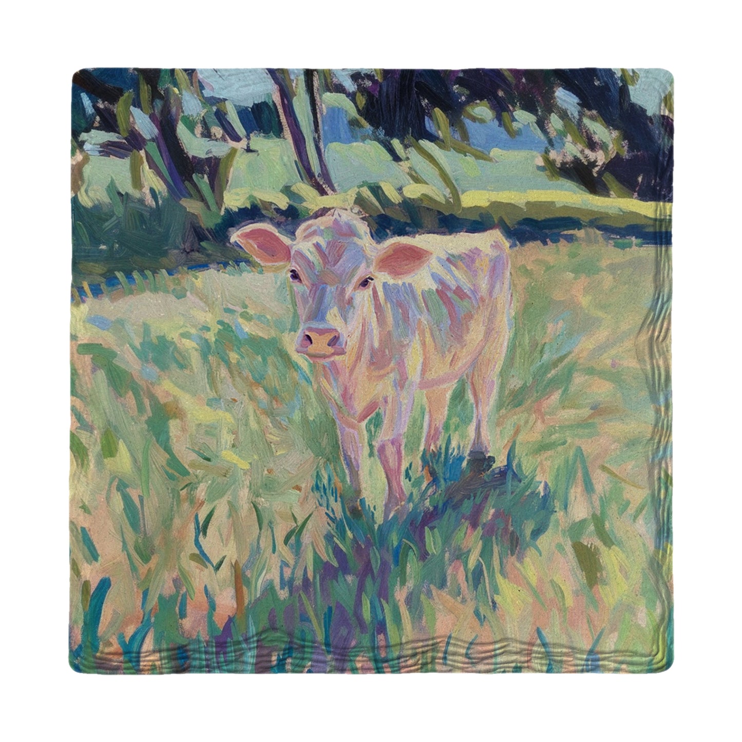 Pretty Cow | Ceramic Drink Coaster