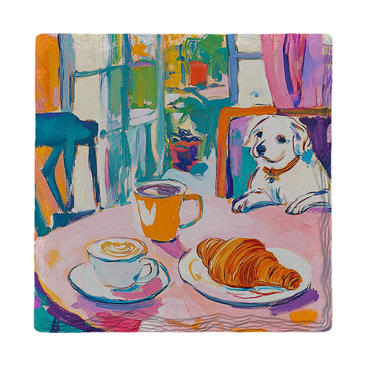 Doggy Brunch Date | Drink Coaster