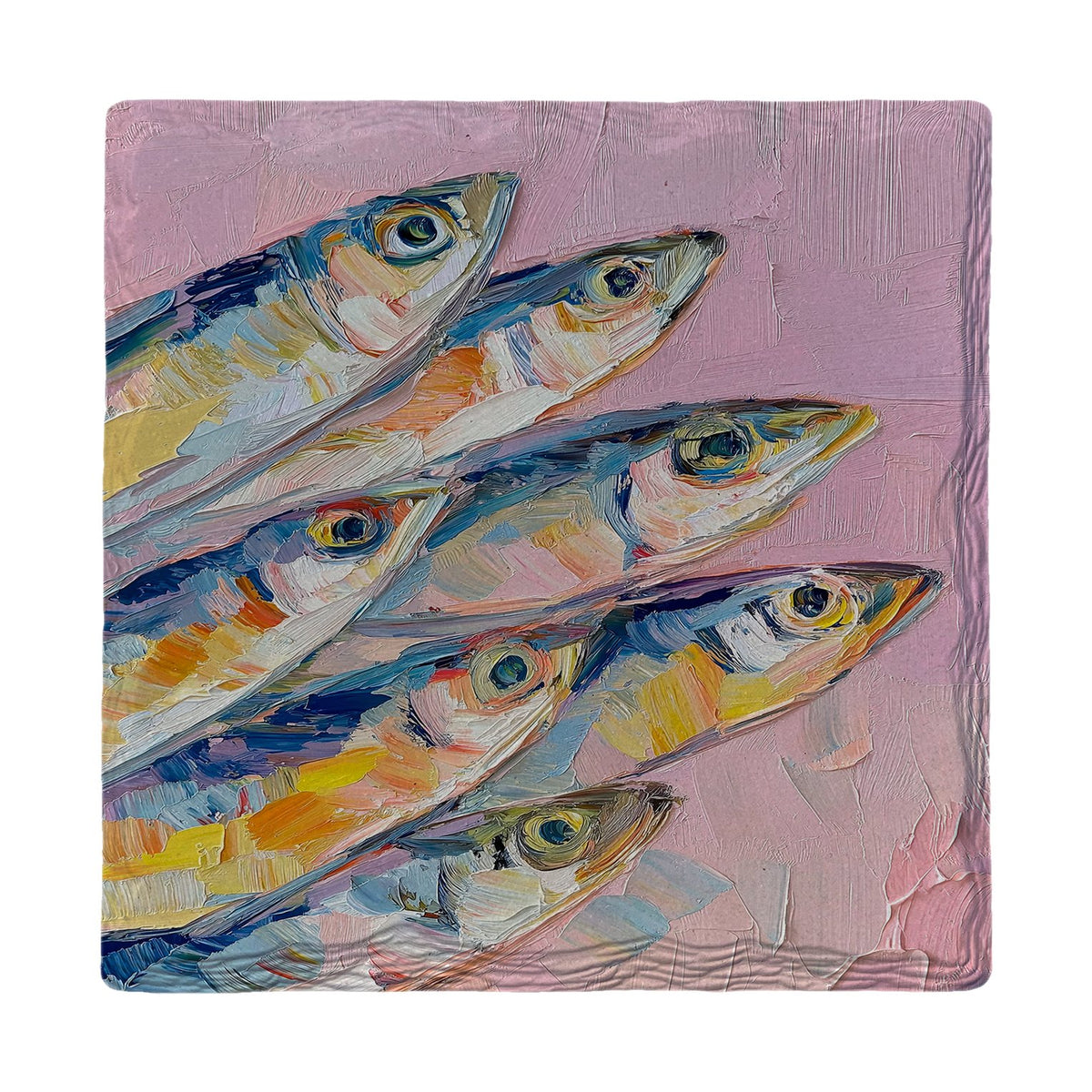 School Of Sardines | Ceramic Drink Coaster