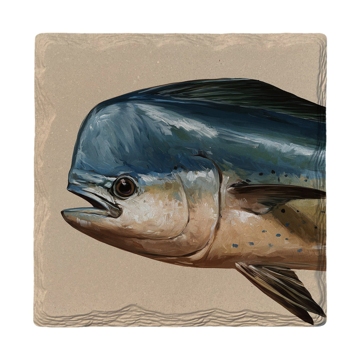 Mahi Mahi Portrait | Absorbent Ceramic Drink Coaster