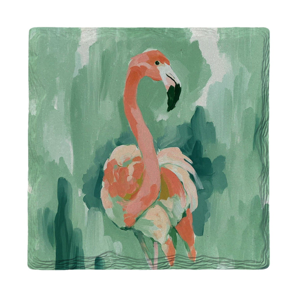 Pretty Pink Flamingo | Ceramic Drink Coaster