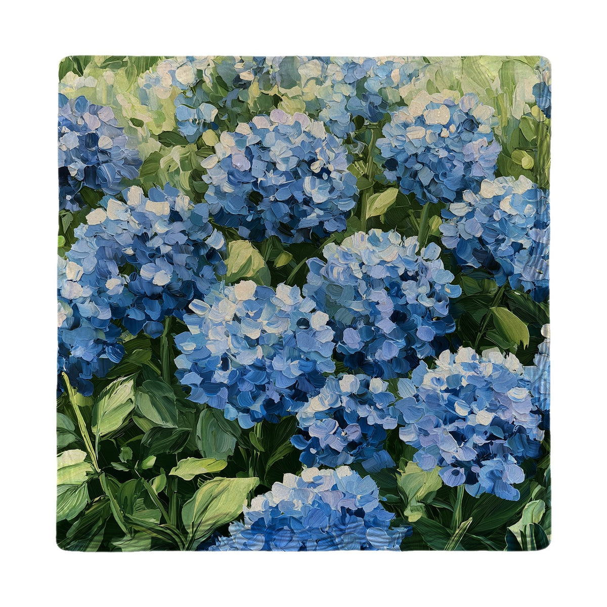 Blue Hydrangea Garden | Absorbent Ceramic Drink Coaster