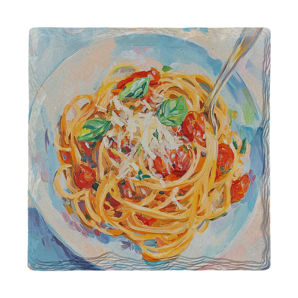 Spaghetti Night | Ceramic Drink Coaster
