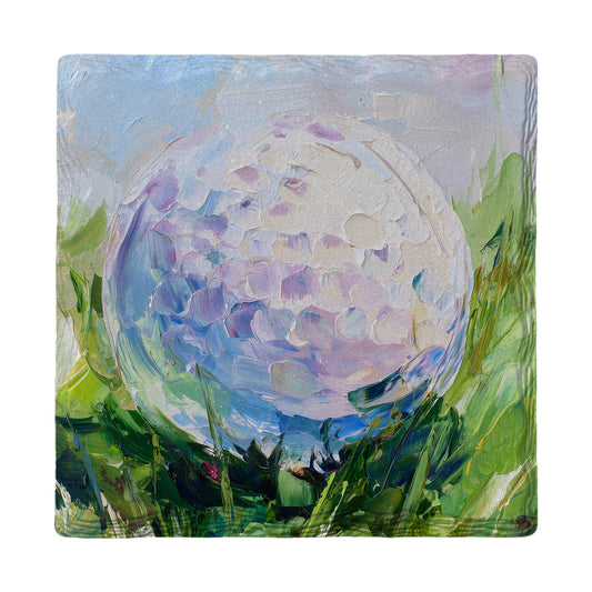 Pastel Fairway | Ceramic Drink Coaster