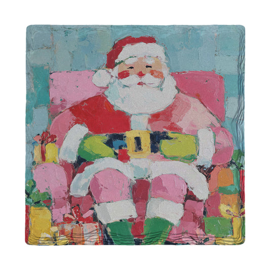 The Cutest Santa Claus | Ceramic Drink Coaster