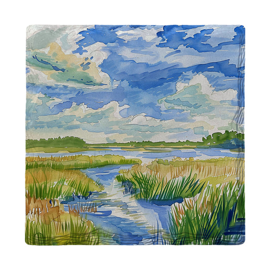Whispers of the Marsh | Ceramic Drink Coaster