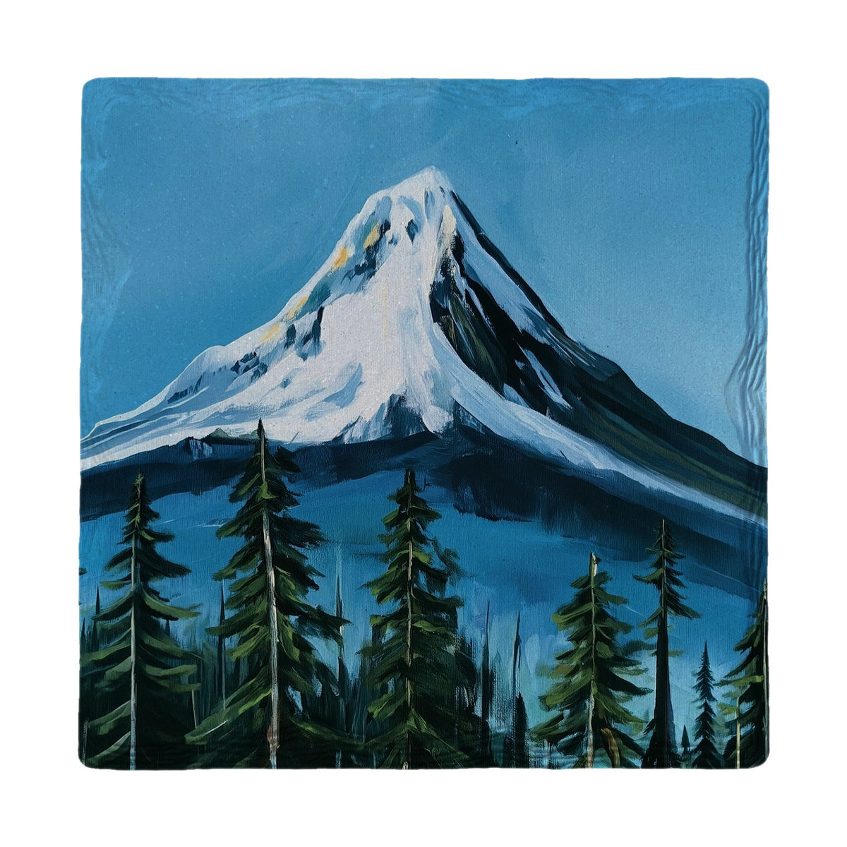 Autumn Mountain Evening | Ceramic Drink Coaster