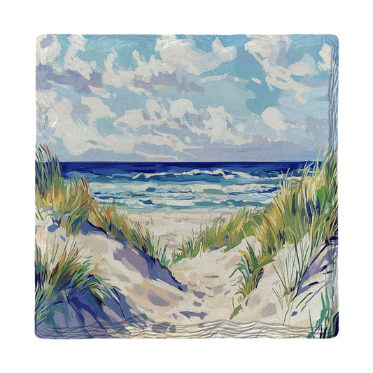 Path To Paradise | Ceramic Drink Coaster