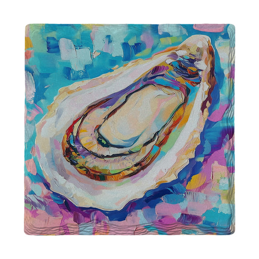 Colorful Oyster | Ceramic Drink Coaster