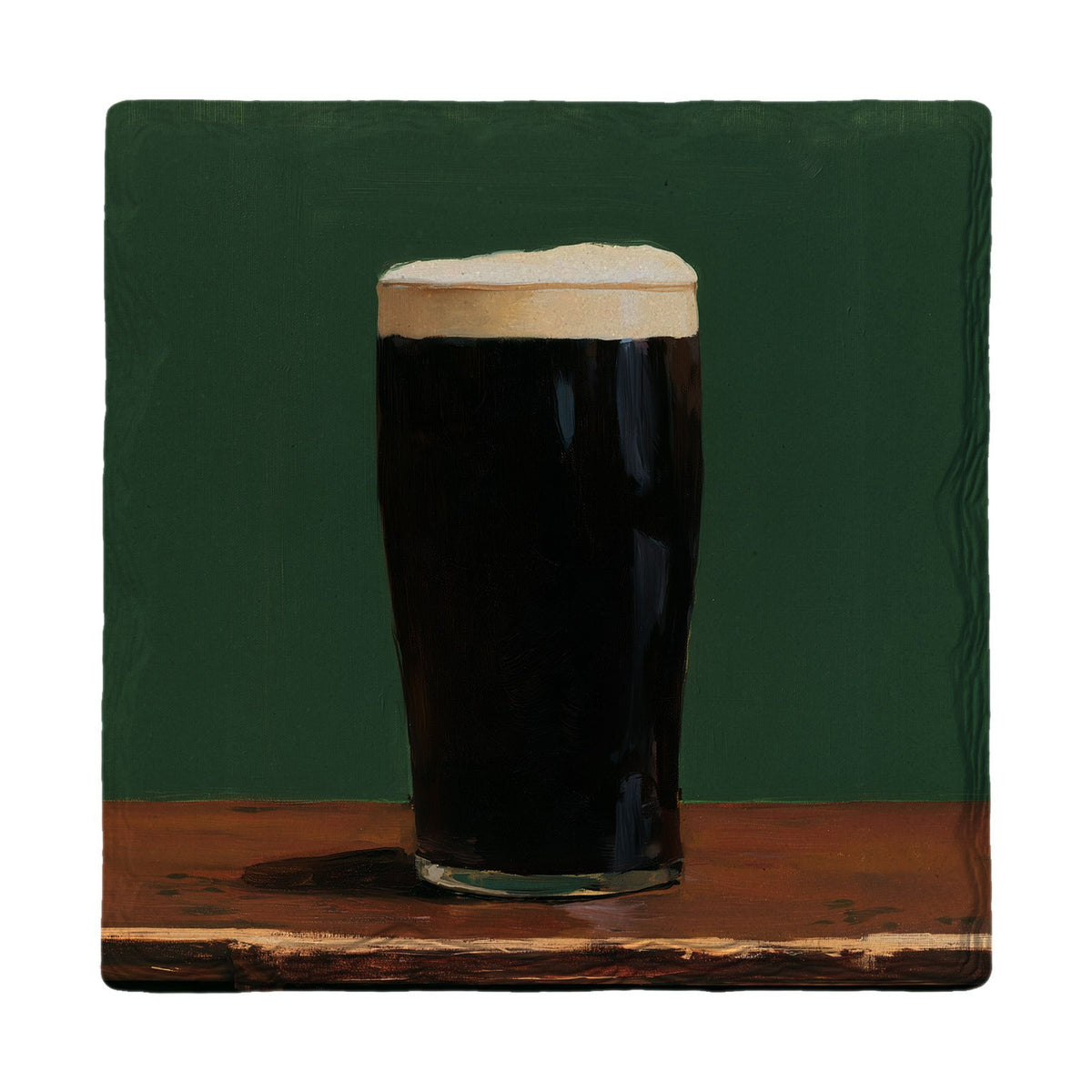Pint of Stout | Absorbent Ceramic Drink Coaster