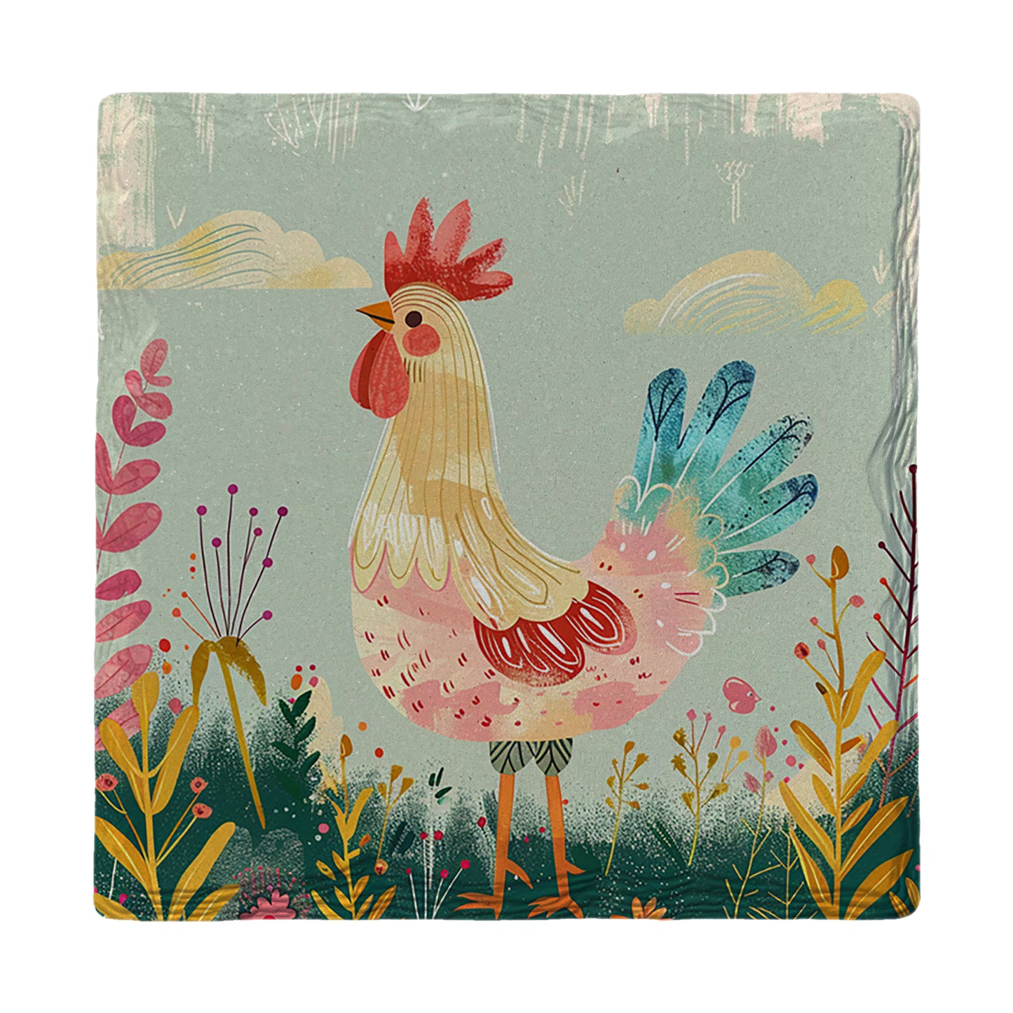 Morning Rooster  | Drink Coaster