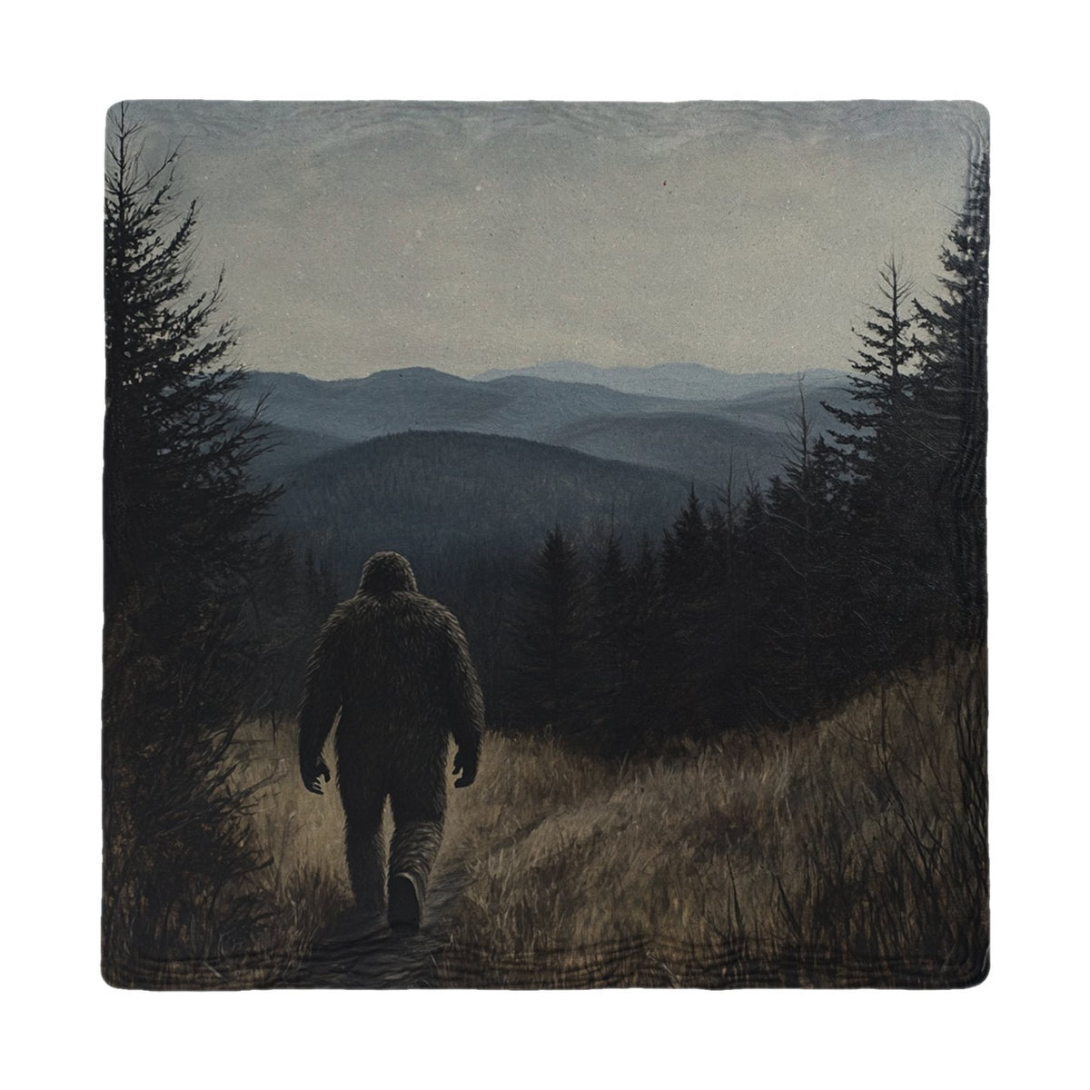 Misty Ridge Sasquatch | Ceramic Drink Coaster