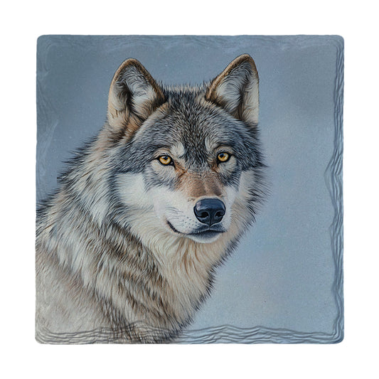 Handsome Wolf | Ceramic Drink Coaster