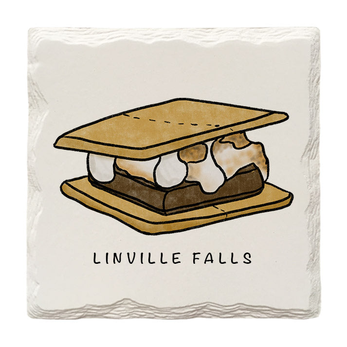 Customizable S'more Doodle | Drink Coaster
