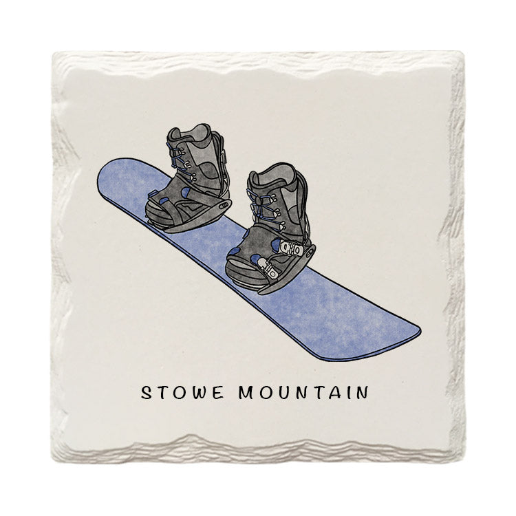 Customizable Snowboard Doodle | Drink Coaster
