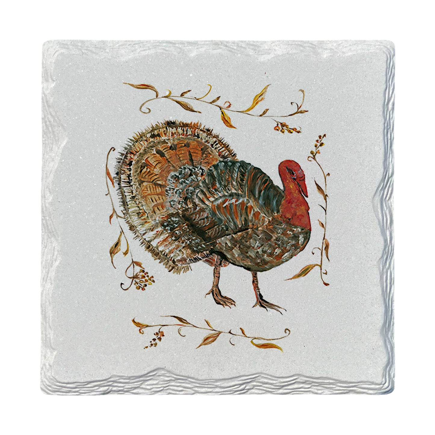 Pamela Cassidy | Cute Turkey | Drink Coaster