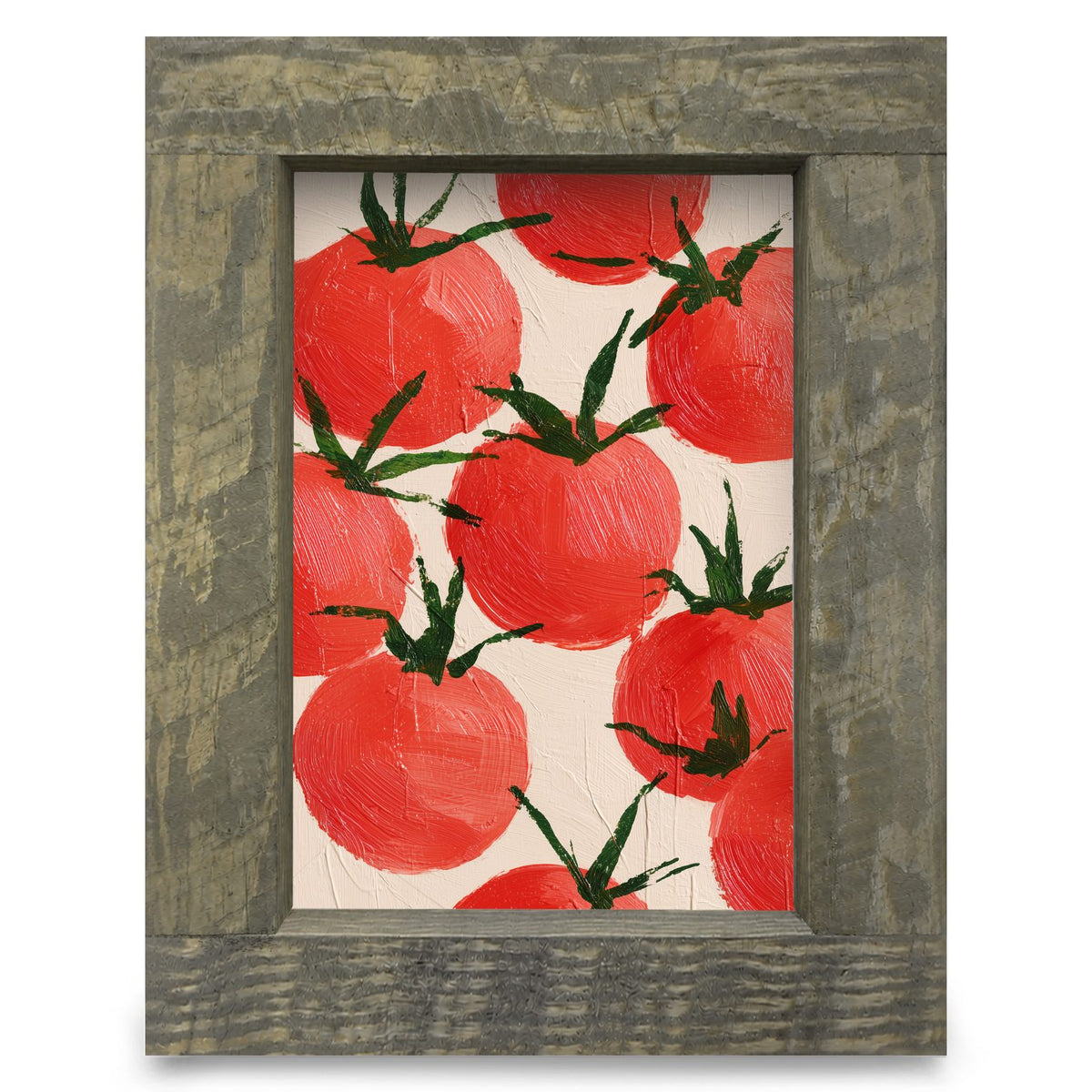 Fresh Tomatoes | Real Wood Framed Wall Art Print