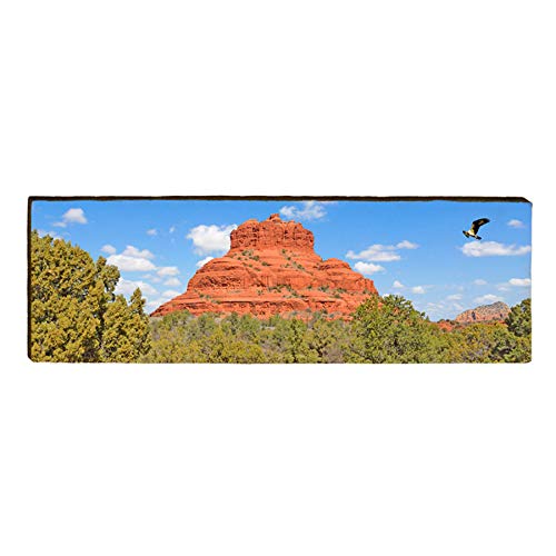 Bell Rock, Sedona, Arizona Wooden Sign | Wall Art Print on Real Wood
