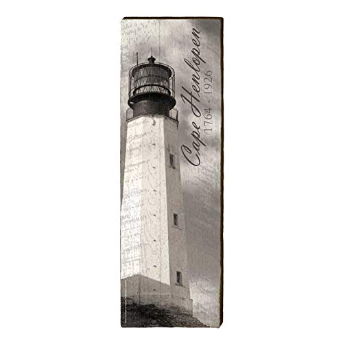 Cape Henlopen, Delaware Wooden Sign | Wall Art Print on Real Wood