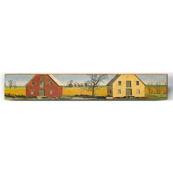 Heart of America Large Barn | Wall Art Print on Real Wood