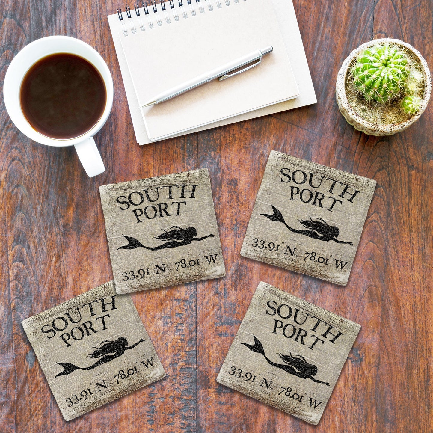 Customizable Mermaid | Drink Coaster