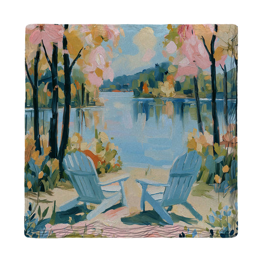 Blossom Lake Adirondacks | Drink Coaster