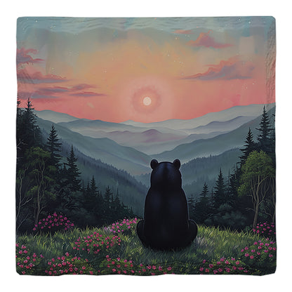 Black Bear Blue Ridge Sunset | Drink Coaster