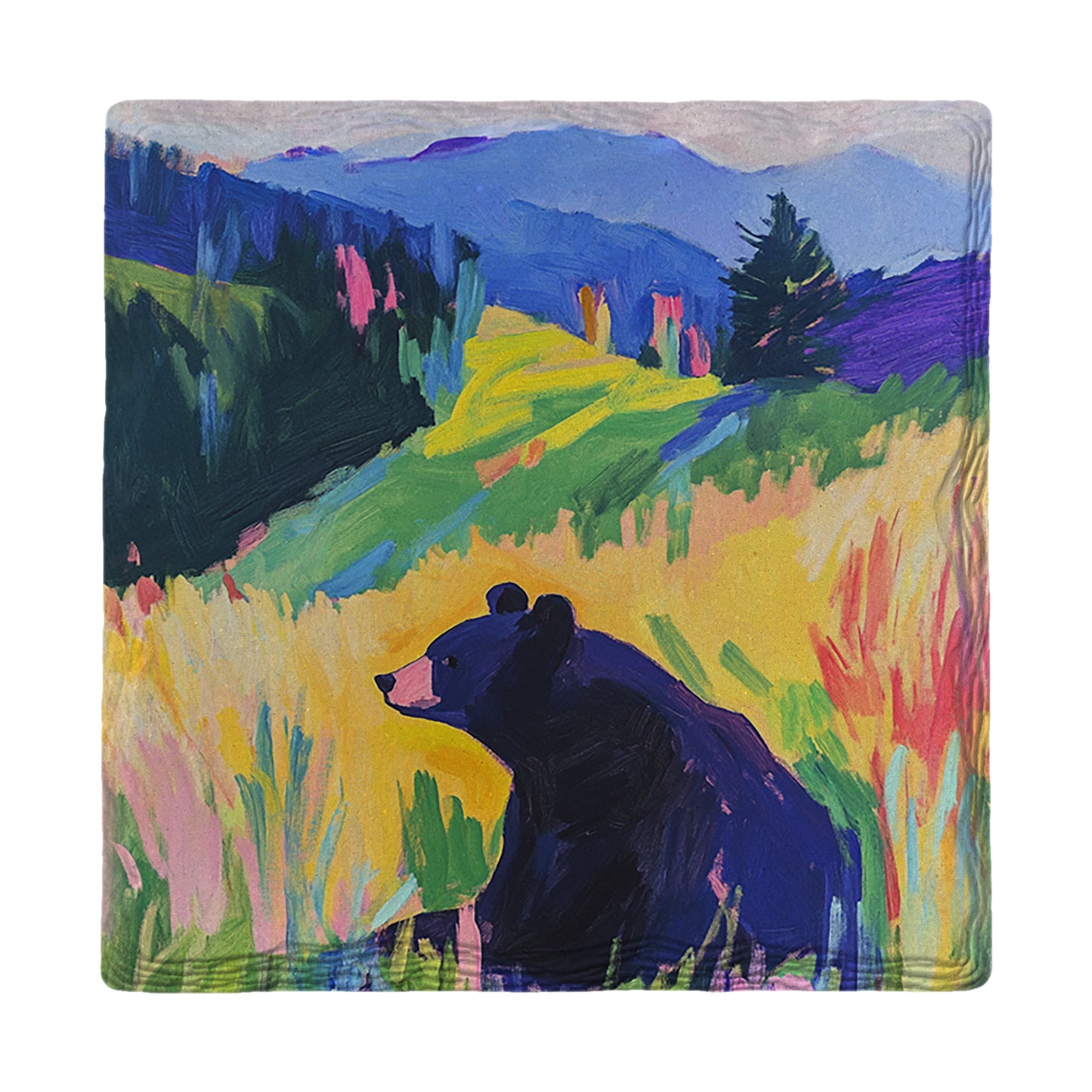 Dreamy Black Bear | Drink Coaster