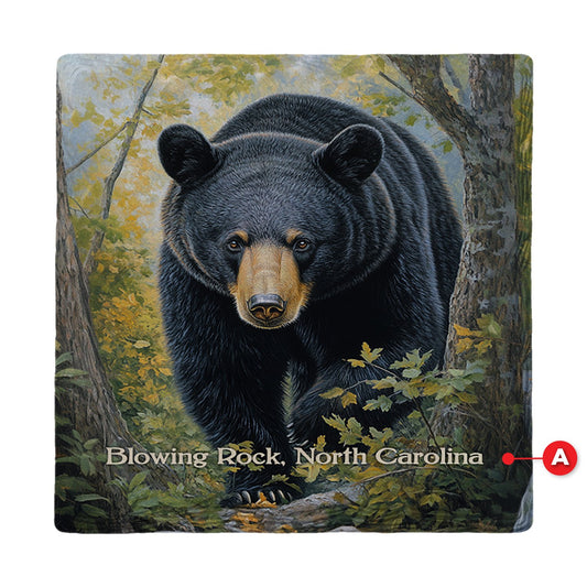 Forest Prowl Black Bear | Ceramic Drink Coaster