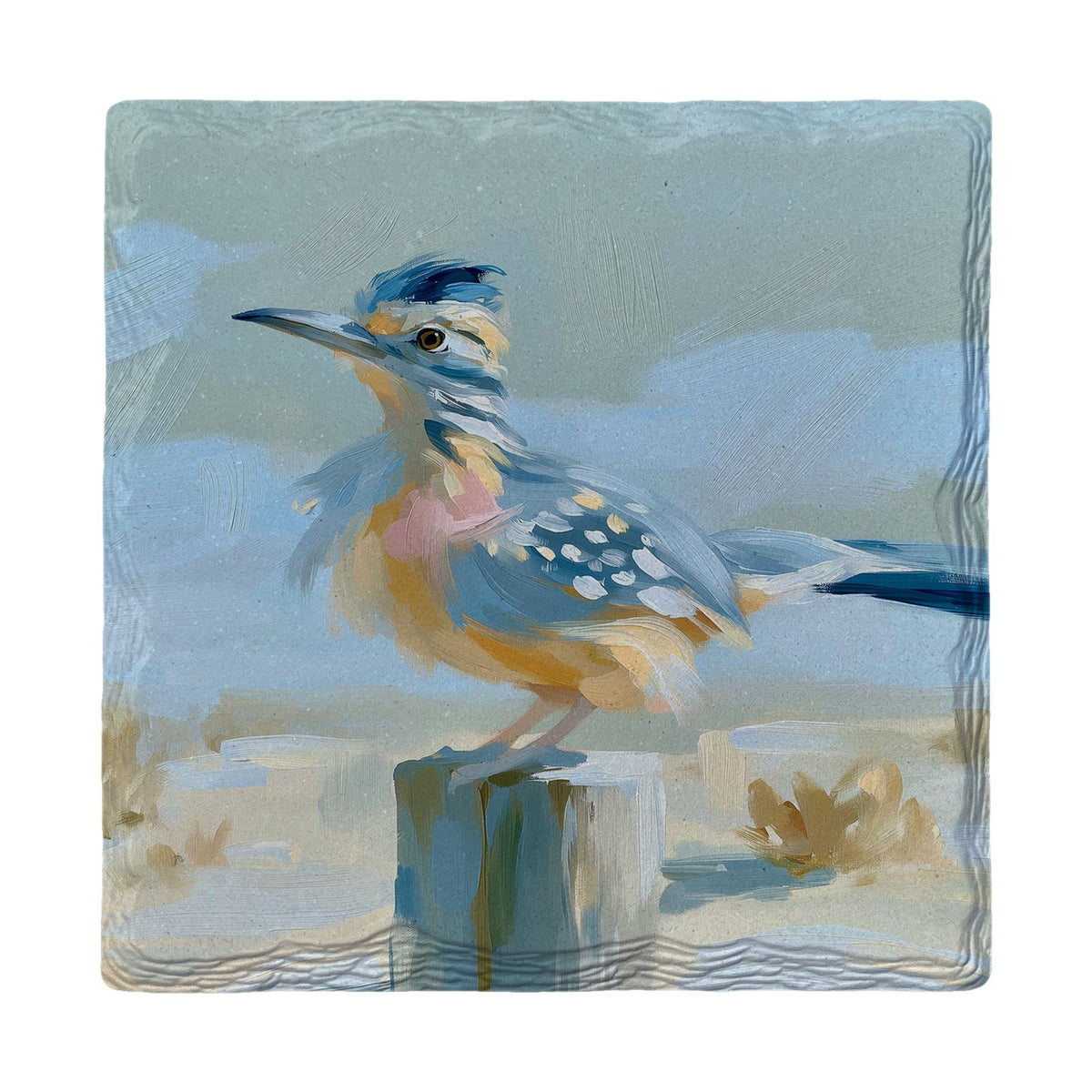 Desert Roadrunner | Ceramic Drink Coaster