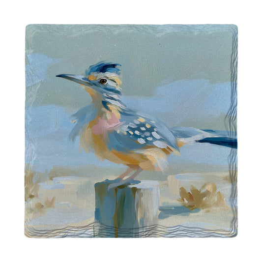 Seaside Roadrunner | Ceramic Drink Coaster