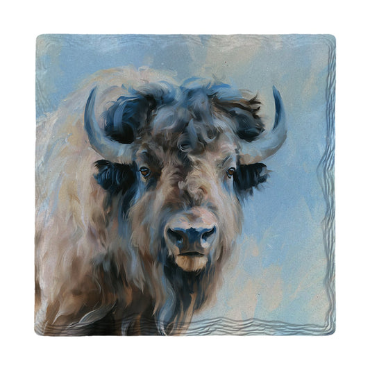 Big Sky Bison | Ceramic Drink Coaster
