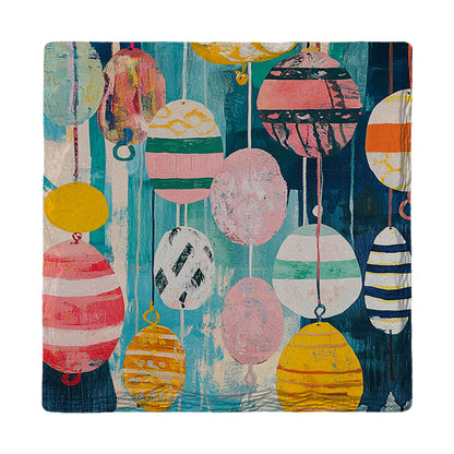 Colorful Buoys | Drink Coaster