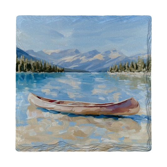 Still Water Canoe | Ceramic Drink Coaster
