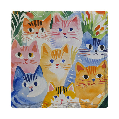 Watercolor Cats | Drink Coaster