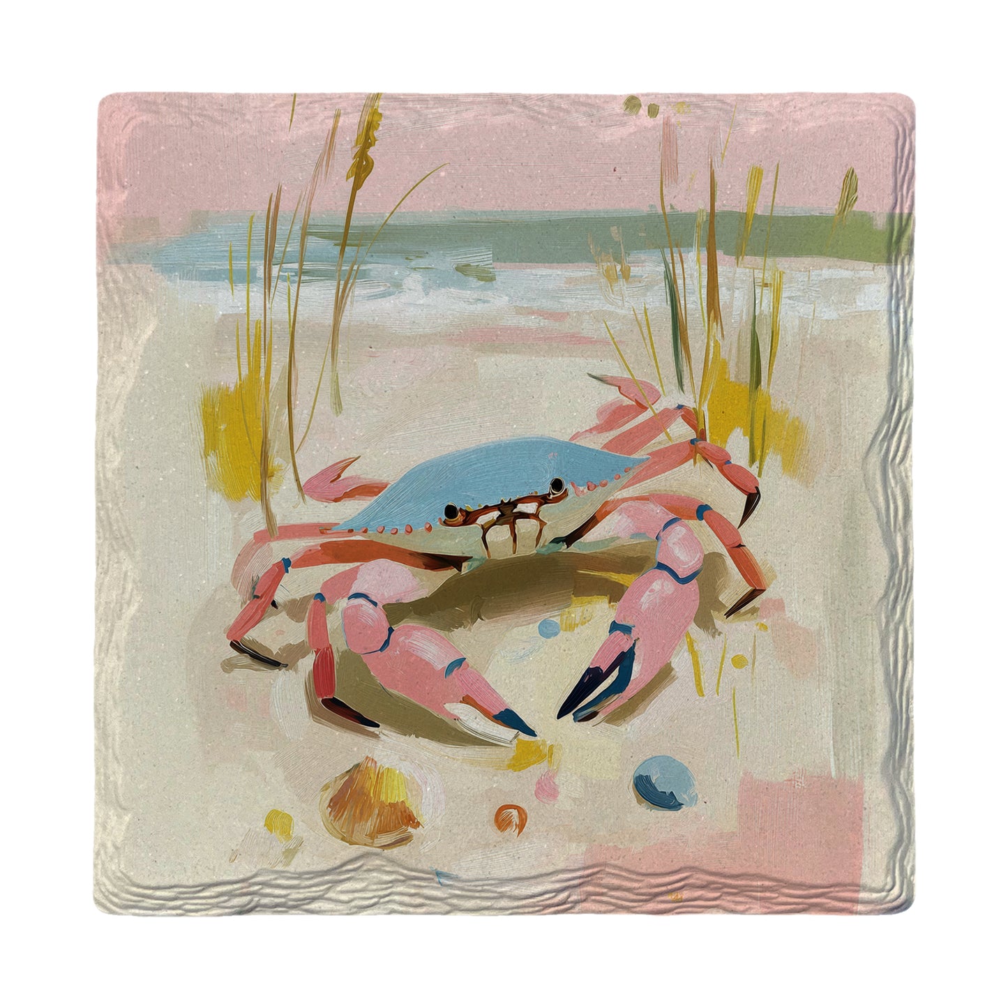 Pastel Crab | Ceramic Drink Coaster