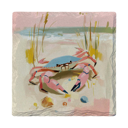 Pastel Crab | Ceramic Drink Coaster
