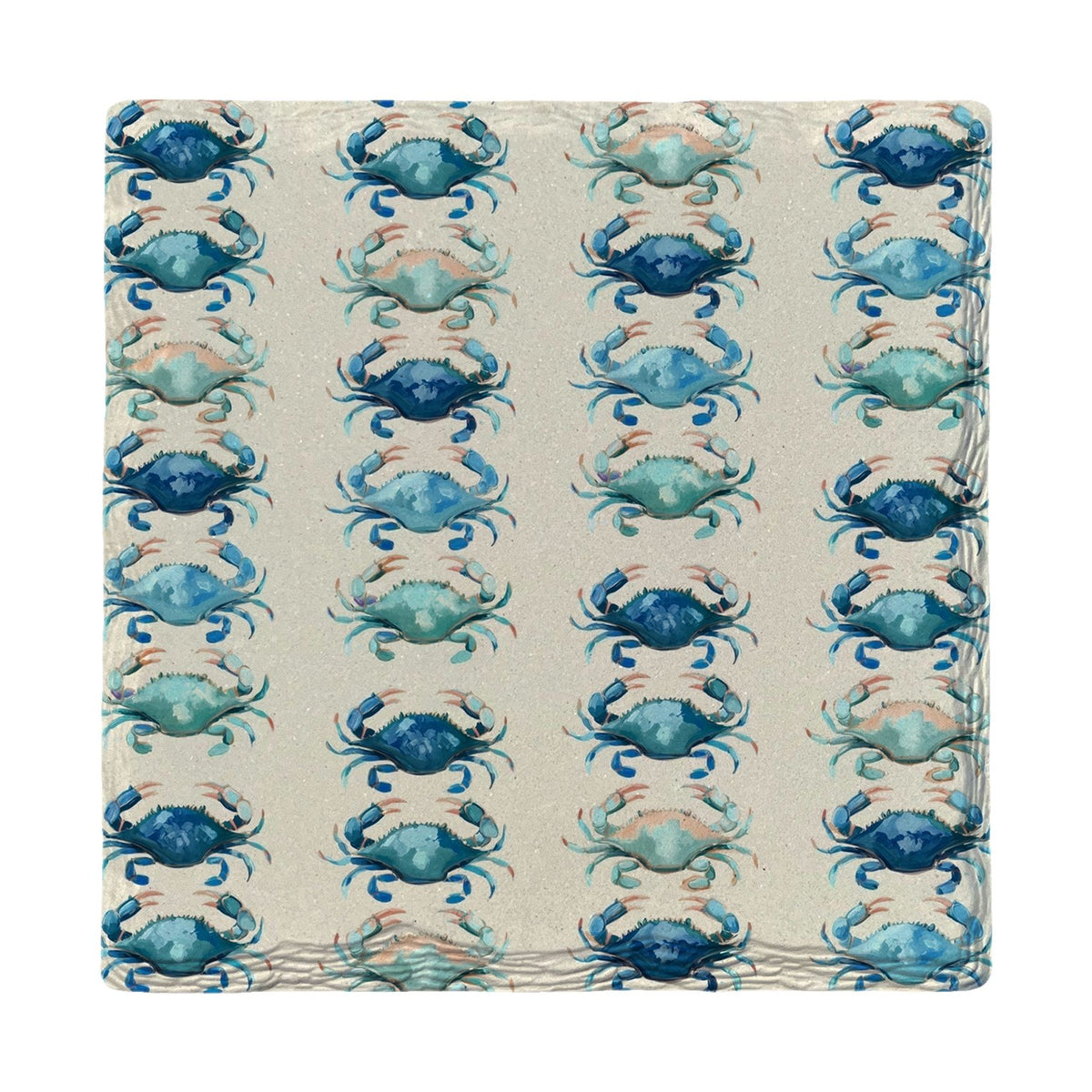 Blue Crab Parade | Ceramic Drink Coaster