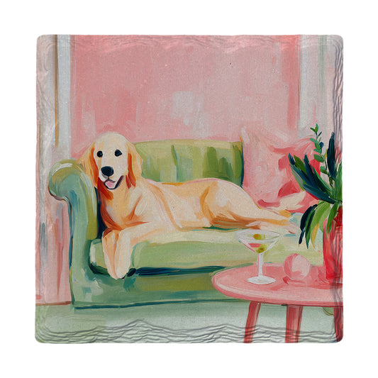 Cozy Couch Companion | Ceramic Drink Coaster