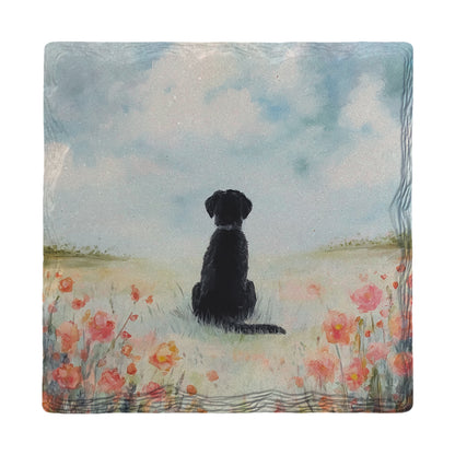 Meadow Dog Daydreams | Ceramic Drink Coaster