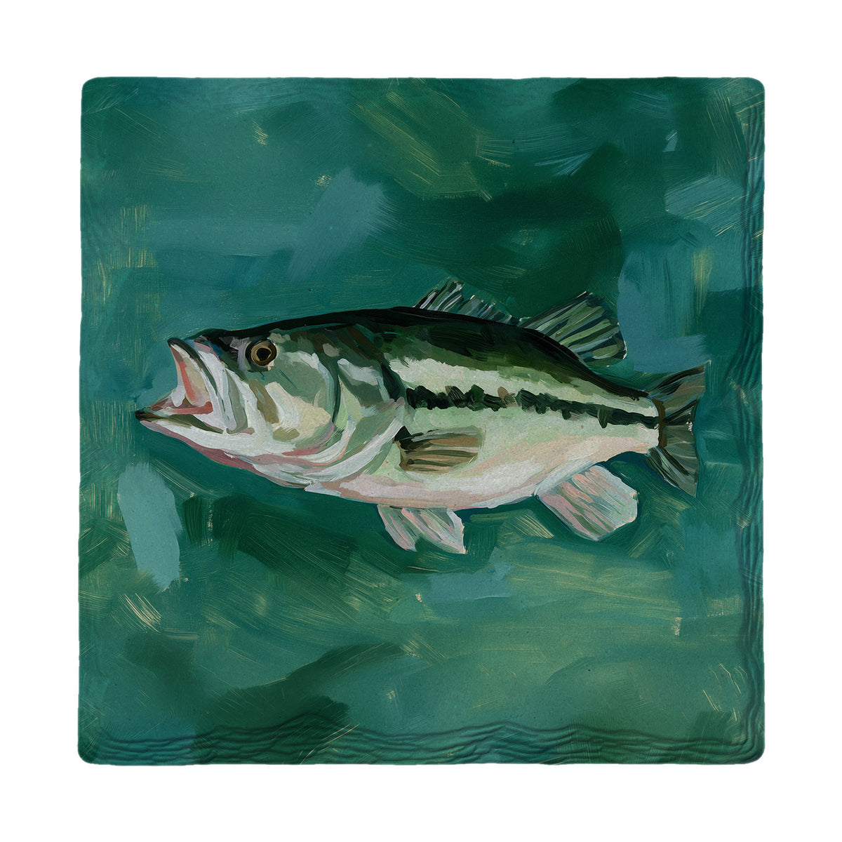 Largemouth Bass | Absorbent Ceramic Drink Coaster