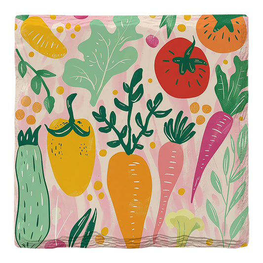 Whimsy Vegetables | Drink Coaster