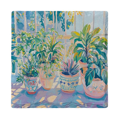 Plant Lover's Porch | Ceramic Drink Coaster