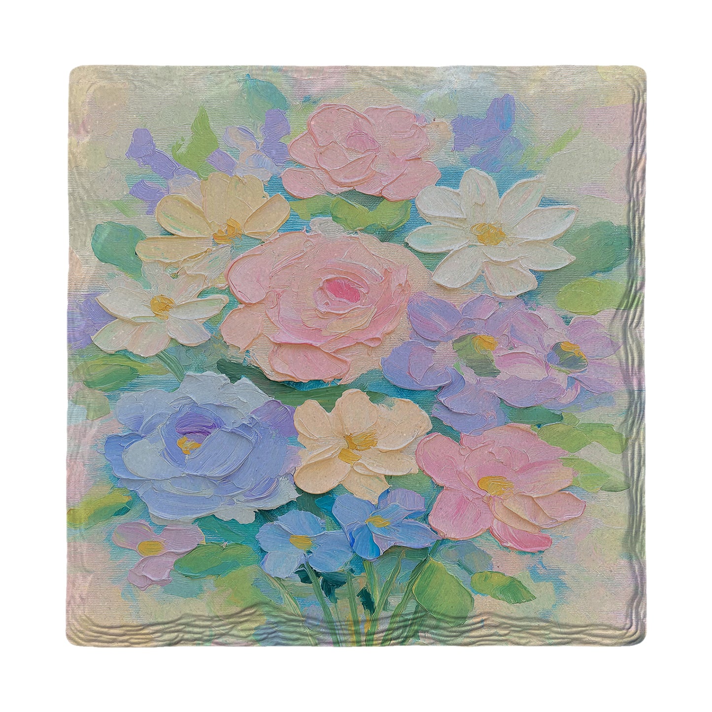 Pastel Bouquet | Ceramic Drink Coaster