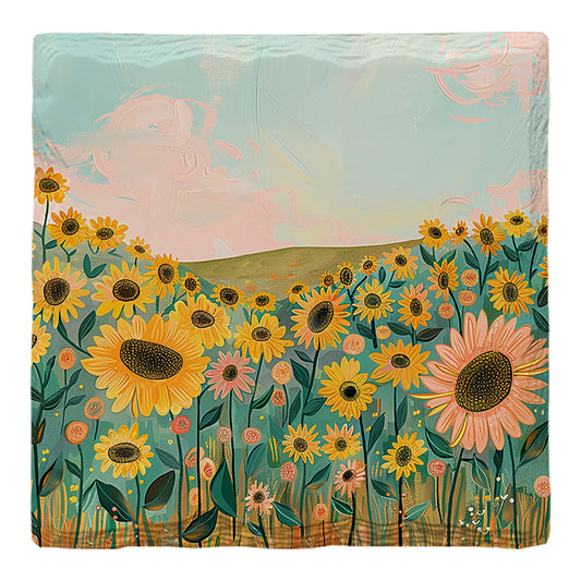 Whimsy Sunflowers | Drink Coaster