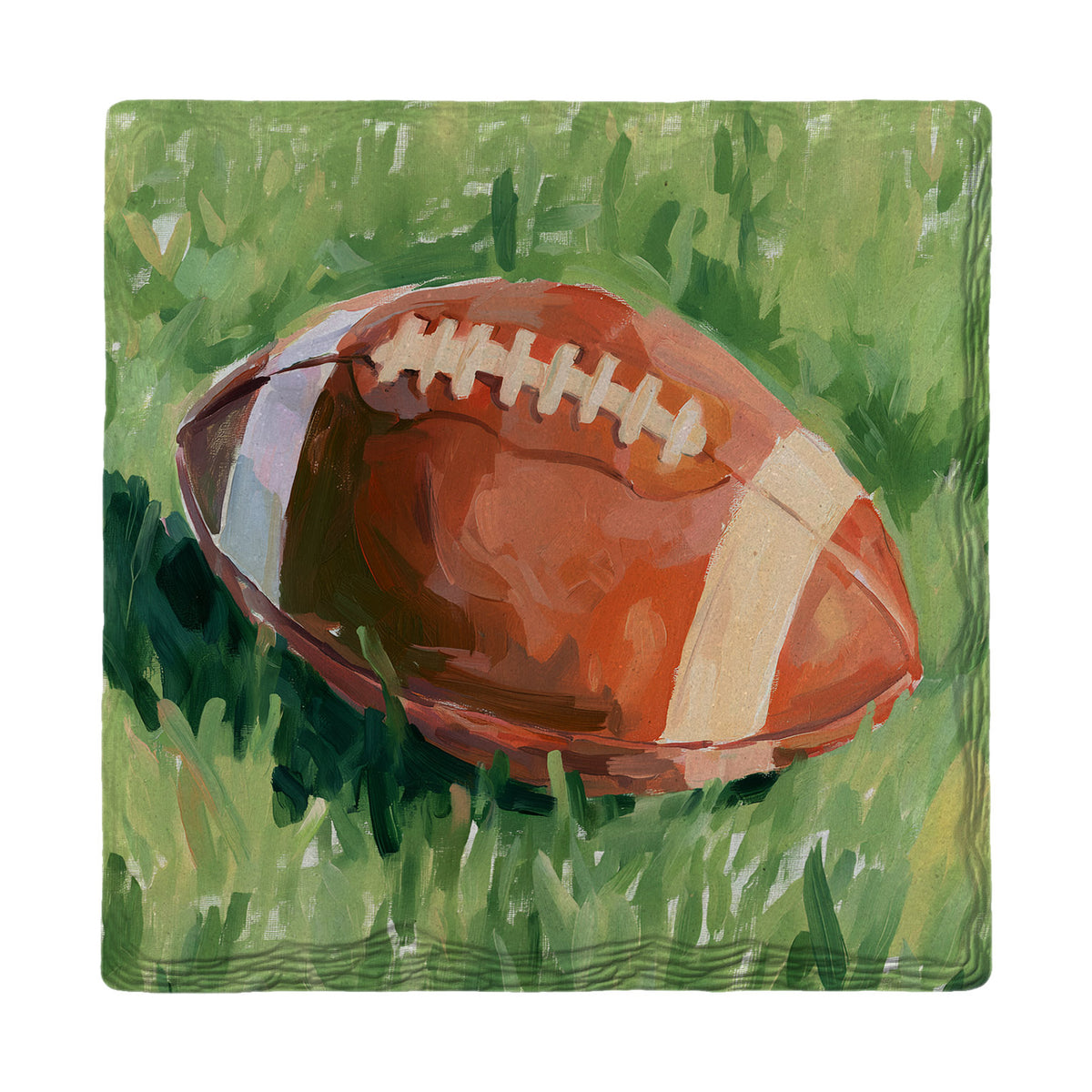 Football on the Grass | Absorbent Ceramic Drink Coaster