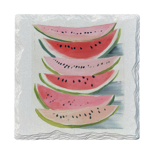 Fresh Watermelon Slices | Ceramic Drink Coaster