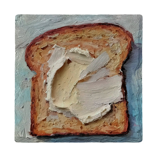 Buttered Toast | Ceramic Drink Coaster