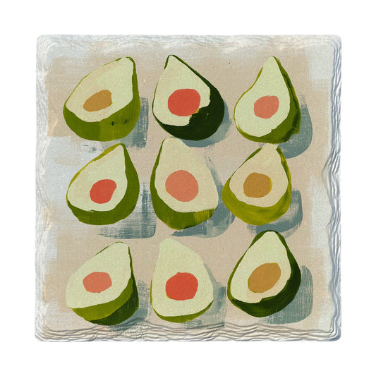 Avocado Medley | Ceramic Drink Coaster