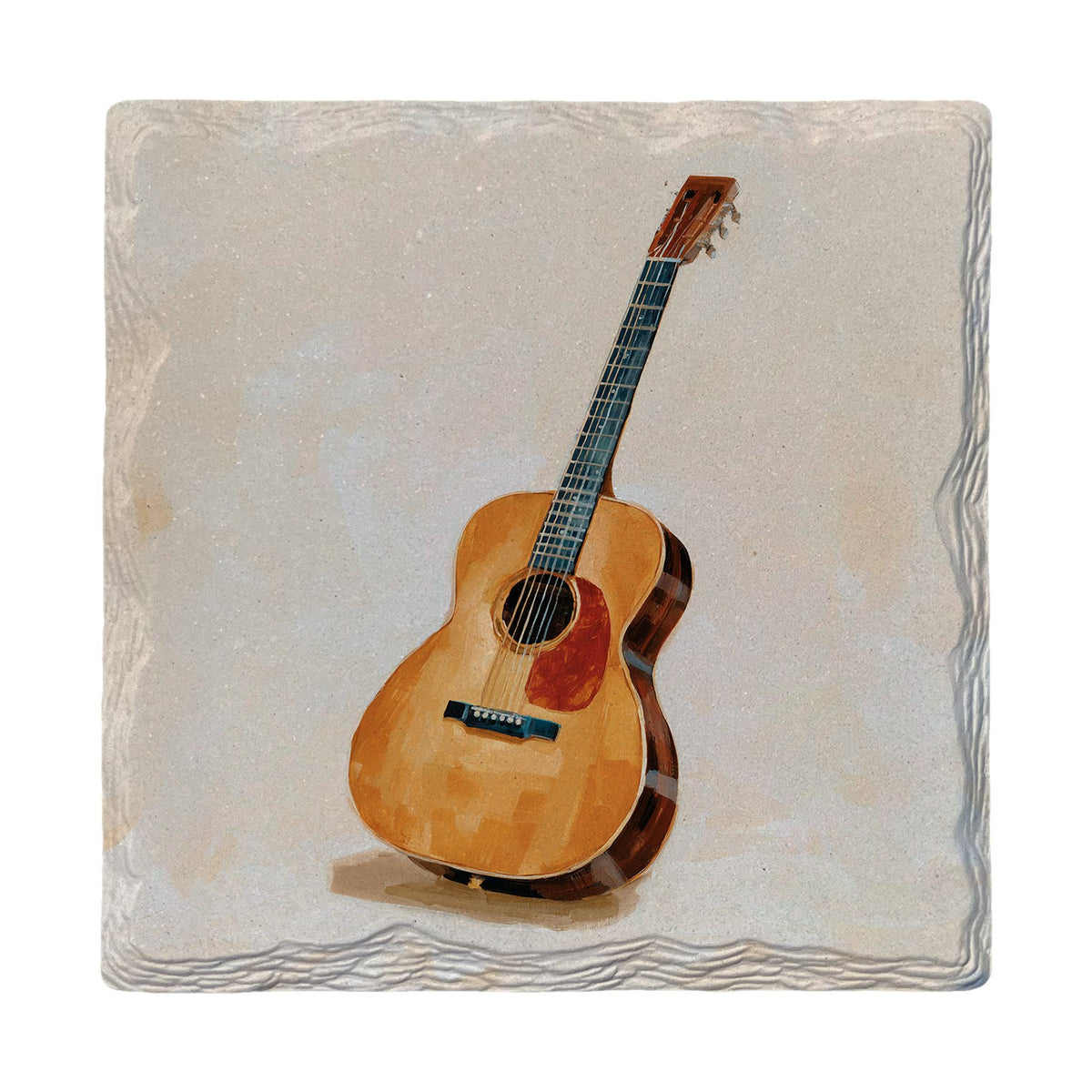 Acoustic Guitar Still Life | Absorbent Ceramic Drink Coaster